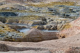 Sol de Mañana, an area with high levels of geothermal activity.