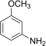 Struktur von 3-Anisidin