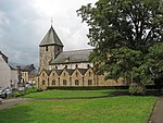 Den romanska kyrkan i Andenelle.