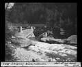 Die alte Sihlsprungbrücke von 1900 im Jahr 1924