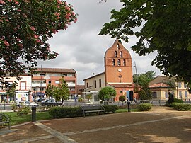 The church in Tournefeuille