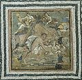 Pannello centrale del mosaico pavimentale di una villa romana, con Hylas e le ninfe (fine del II secolo a.C. - inizio dell'epoca imperiale)