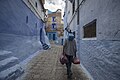 Alley in the city of Chefchaouen