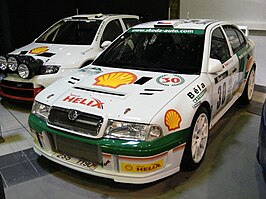 De Škoda Octavia WRC Evo 3 uit 2003