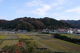 牛尾城遠景