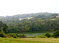 Le Moros vu depuis la terrasse du manoir du Moros.