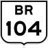 BR-104 shield}}