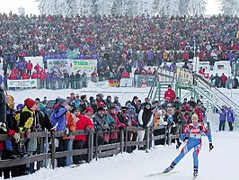 Biatlonwedstrijd in Oberhof