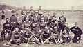 Béisbol, importante deporte en el Caribe sudamericano, en la imagen practicado por venezolanos en 1895.