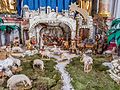 Christmas crib parish Church St. James in Ebing, Germany