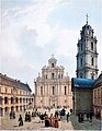 Image 18The Great Courtyard of Vilnius University and the Church of St. Johns (from Culture of Lithuania)