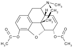 Diamorphine chemical structure