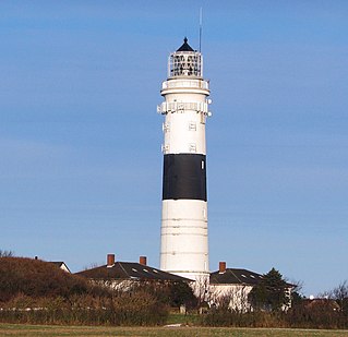 Leuchtturm Kampen in der Ansicht aus SSO