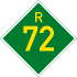 Provinsiale roete R72 shield