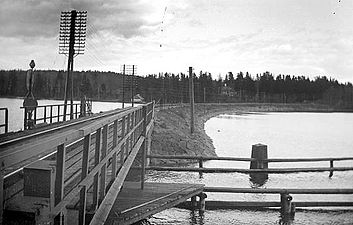 Gamla järnvägsbron 1919