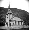 Gaupne kirke i 1926 Foto: Anders Beer Wilse