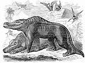 Antica ricostruzione di Megalosaurus