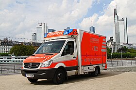 Rettungswagen der Berufsfeuerwehr Frankfurt am Main