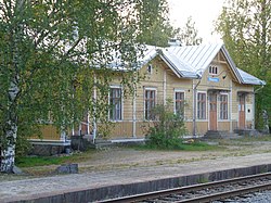 Pihlajavesi railway station in 2016