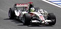 Rubens Barrichello driving the RA106 at the 2006 Brazilian GP.