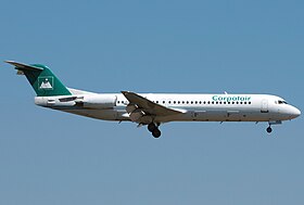 Fokker 100 der Carpatair