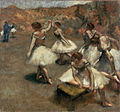 Edgar Degas: Danseuses sur la scène, um 1889