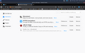 Firefox tarayıcısına dahil olan uzantılar