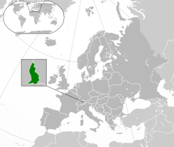 Situation de Liechtenstein