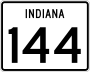 State Road 144 marker