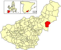 Location of Caniles