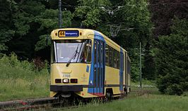 PCC 7768 aan het eindpunt Tervuren Station.