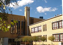 Art Deco architecture at Mac.Robertson Girls' High School