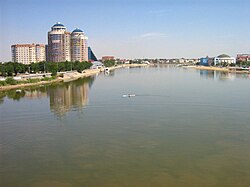 Den sentrale moskeen i Atyrau