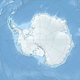 Map showing the location of Priestley Glacier