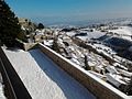 Das Dorf Civitella del Tronto von der Festung aus