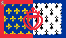 Description de l'image Cultural flag of Pays-de-la-Loire.svg.