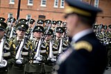 Irish Army Honor Guard. Note Steyr AUG with EICKHORN KCB-70 type multi-purpose bayonet