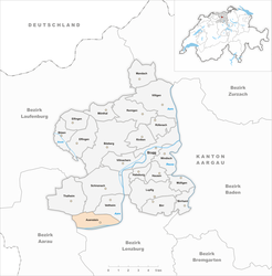 Auenstein – Mappa