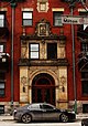 View of the front entrance of the Marlborough Apartments