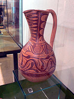 Iberian oinochoe with vegetal decoration, Cartagena, Spain