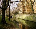 Elven Panke renner gjennom Gesundbrunnen, her ved Pankestrasse