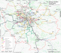 Transilien network of the Île-de-France - svg version by P.poschadel