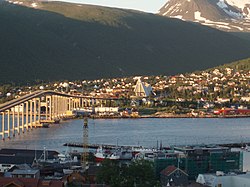 View of the Tromsdalen area