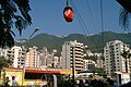 Harissa şəhərindəki teleferik kabel maşını.