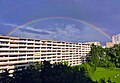 Arc-en-ciel à la Cité-Nouvelle d'Onex-Lancy.