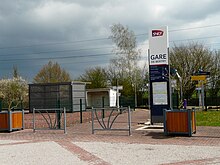 Photographie montrant la gare de Bertry