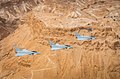 Eurofighter der Royal Air Force vor der Festung Masada während Blue Flag 2021