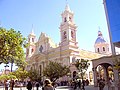 Los campanarios de la Catedral de Salta, unas de las primeras obras de Righetti en Salta.