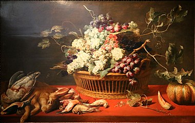 Nature morte avec gibiers et fruits Frans Snyders