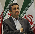 Mahmoud Ahmadinejad, président de la république islamique d'Iran de 2005 à 2013.